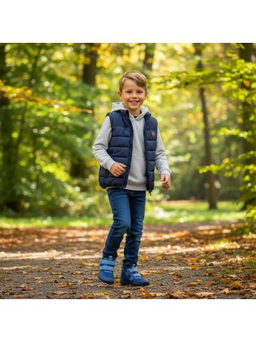 BUNDGAARD PETIT Cognac | Dětské celoroční barefoot boty