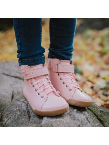CRAVE WINFIELD Pink | Dětské zimní zateplené barefoot boty 7