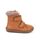 FRODDO KOTNÍKOVÉ ZIMNÍ FURRY BOOT Cognac | Dětské zimní zateplené barefoot boty