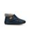 FRODDO ZIMNÍ CAPÁČKY FURRY WALKERS Dark Blue | Dětské první zateplené barefoot botičky