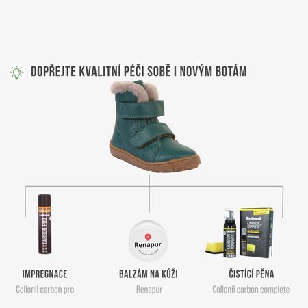 FRODDO KOTNÍKOVÉ ZIMNÍ FURRY BOOT Petroleum