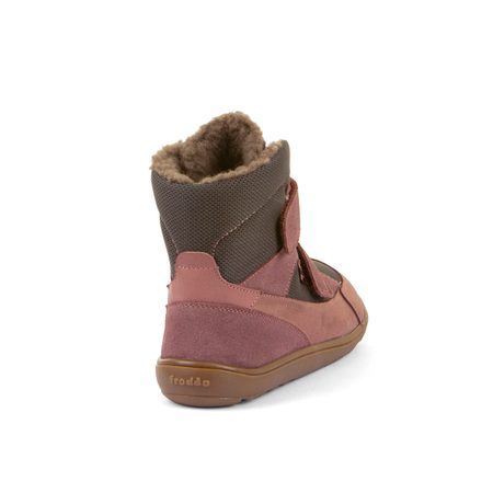 FRODDO UP TEX WINTER Grey / Pink | Dětské zimní zateplené barefoot boty