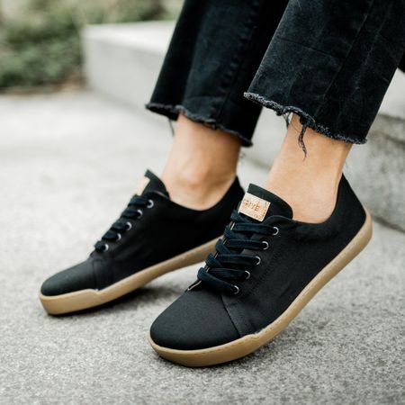 CRAVE WOODSTOCK Black | Barefoot tenisky