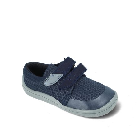 BEDA TENISKY BF 0001/ST/W/OT PHILIP Dark Blue | Dětské barefoot tenisky