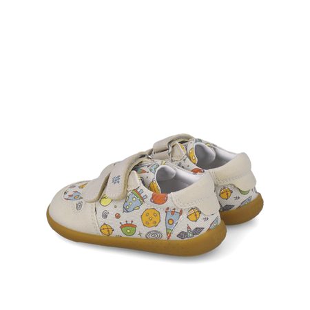 GARVALÍN TENISKY CANVAS Beige | Dětské barefoot tenisky 4