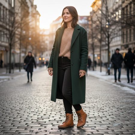 FRODDO HIGHER LEATHER WINTER TEX LACES Cognac | Winter Insulated Barefoot Boots