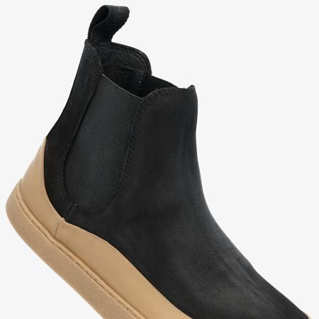 GROUNDIES SIENNA WOMEN Black Camel | Dámské barefoot chelsea boty