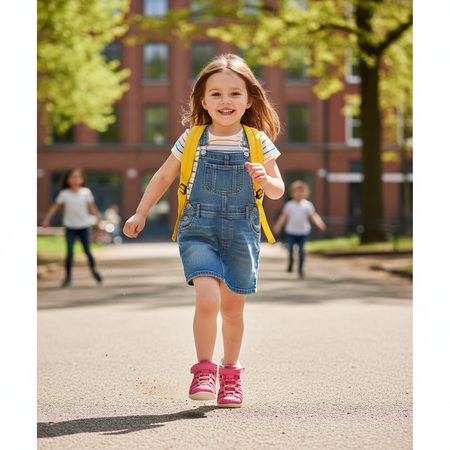 BOBUX SUMMIT Pink Cyclamen - Chalk | Dětské barefoot sandály