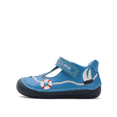 D.D.STEP H070-51434A SANDÁLY Blue | Dětské barefoot sandály