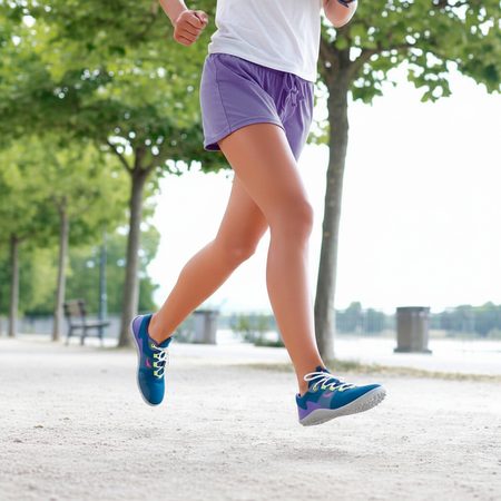 LEGUANO SPINWYN Purple | Dámské sportovní barefoot tenisky