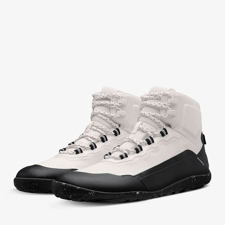 GROUNDIES ALL TERRAIN HIGH Off-white / Black | Barefoot pohorky 3