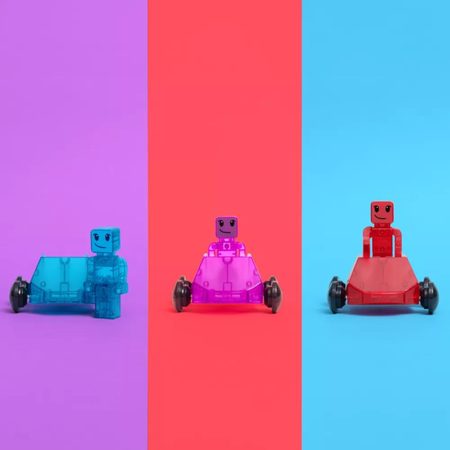 MAGNETICKÁ STAVEBNICE MAGNA TILES DASHERS 6 DÍLŮ