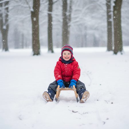 CRAVE BLIZZARD Blue | Dětské zimní zateplené boty