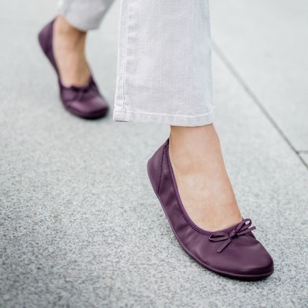 GROUNDIES Ruby 2.0 WOMEN Plum | Dámské barefoot baleríny