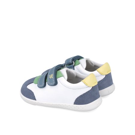 GARVALÍN TENISKY CASUAL White/Indigo | Dětské barefoot tenisky 4