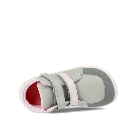 BABY BARE FEBO FALL Grey/Pink Asfaltico | Dětské celoroční barefoot boty