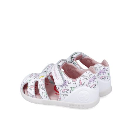BIOMECANICS SANDÁLY WIDER White | Dětské barefoot sandály