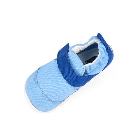 BOBUX XPLORER GO Powder Blue + Snorkel Blue | Dětské barefoot tenisky