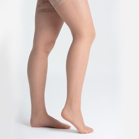 PUNČOCHY SAMODRŽÍCÍ NADOTEC RADOSTI 20 DEN Béžové