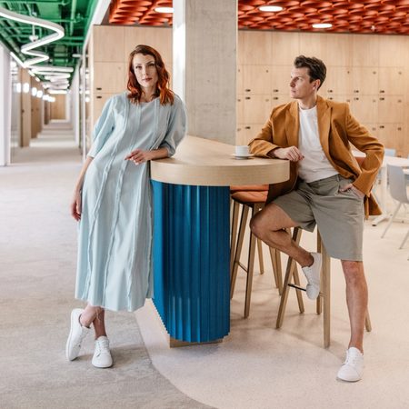 SHAPEN TENISKY FEELIN Uni White Leather | Barefoot tenisky
