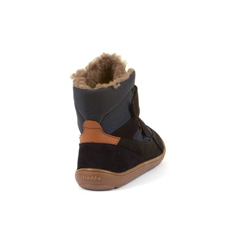 FRODDO UP TEX WINTER Dark Blue | Dětské zimní zateplené barefoot boty