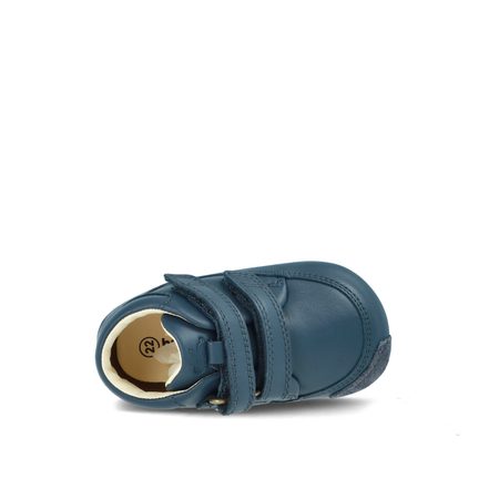 BUNDGAARD PREWALKER STRAP III Navy | Dětské první barefoot botičky