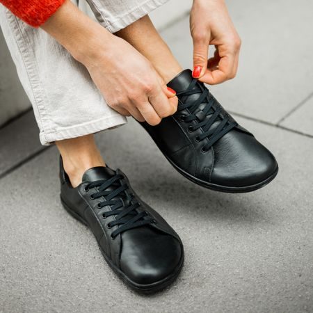 ANGLES LINOS Black | Barefoot tenisky