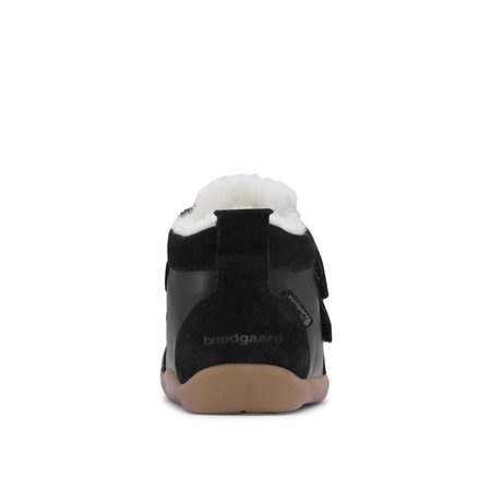 BUNDGAARD BLOOM Black | Dětské zimní zateplené barefoot boty
