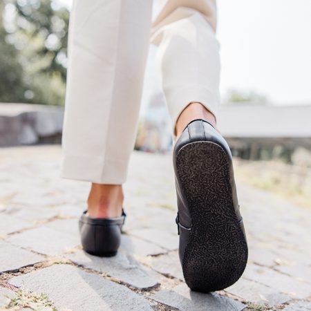SHAPEN MOKASÍNY VERSA Regular Black | Dámské barefoot mokasíny
