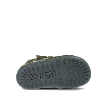 D.D.STEP W070-52893A Emerald | Dětské zimní zateplené barefoot boty