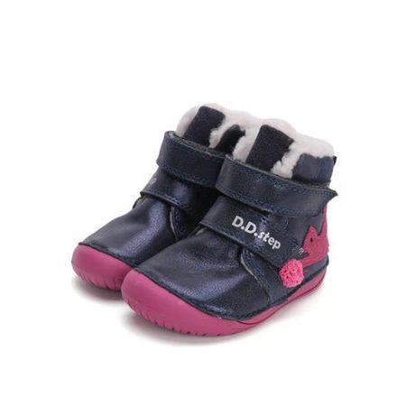 D.D.STEP W070-42110A ZIMNÍ KOTNÍKOVÉ BOTY Royal Blue  2