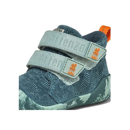 AFFENZAHN PREWALKER LOWBOOT LEATHER TALKY Bunny Green | Dětské první barefoot botičky