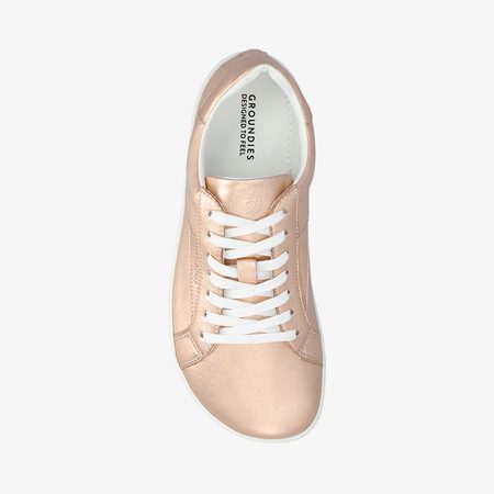 GROUNDIES MELBOURNE LEATHER WOMEN Metallic Rose 4
