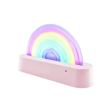 TANČÍCÍ LAMPA DUHA Růžová