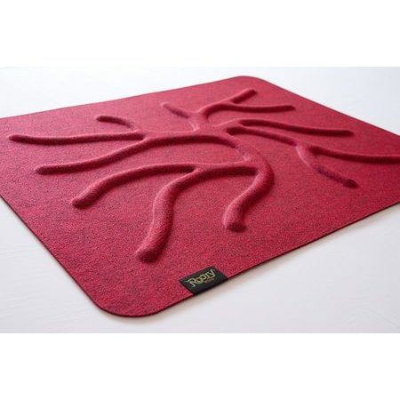 RootyRUG HOME Rose Hip Red