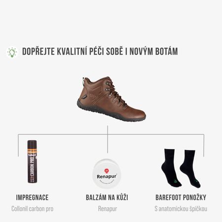 KILPI BARE HIGH WP-U Hnědé