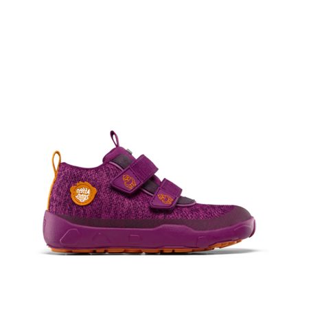 AFFENZAHN LOWBOOT KNIT HAPPY BIRD Berry Yellow 1