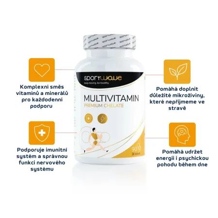 MULTIVITAMIN PREMIUM CHELATE – Širokospektrální multivitamín
