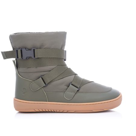 SHAPEN FROSTY 2.0 Olive | Zimní zateplené barefoot sněhule