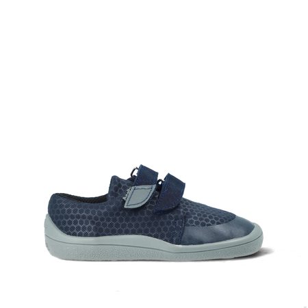 BEDA TENISKY BF 0001/ST/W/OT PHILIP Dark Blue | Dětské barefoot tenisky