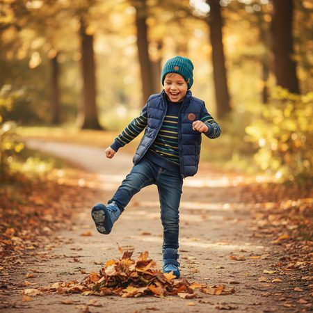 AFFENZAHN LOWBOOT LEATHER FRIENDLY SHARK Blue | Children's Year-Round Barefoot Boots