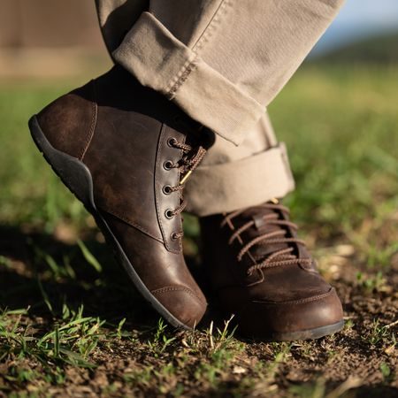 XERO SHOES DENVER LEATHER M Brown | Pánské kotníkové barefoot boty