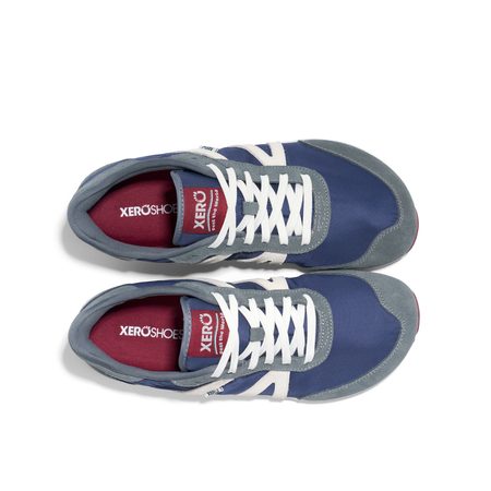 XERO SHOES WYNN Blue/Gray /Red M | Pánské barefoot tenisky