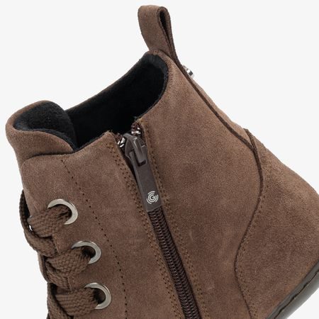 GROUNDIES SALZBURG WOMEN Dark Brown | Dámské kotníkové barefoot boty