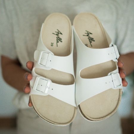 AYLLA THAK Bílé | Barefoot přezůvky