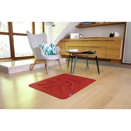RootyRUG HOME Rose Hip Red