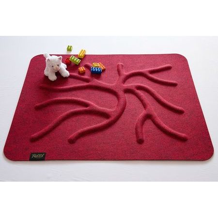 RootyRUG HOME Rose Hip Red