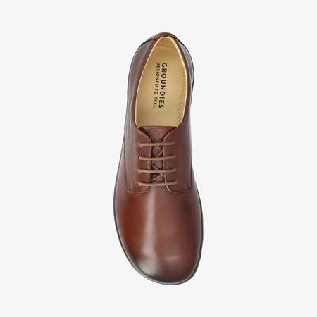GROUNDIES PALERMO MEN Camel | Pánské barefoot polobotky