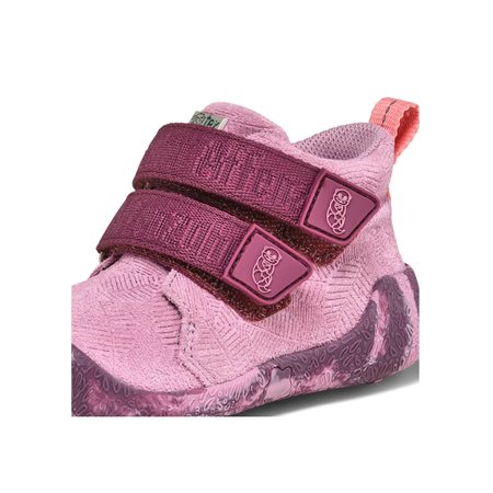 AFFENZAHN PREWALKER LOWBOOT LEATHER TALKY Otter Pink | Dětské první barefoot botičky