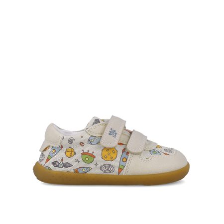 GARVALÍN TENISKY CANVAS Beige | Dětské barefoot tenisky 1